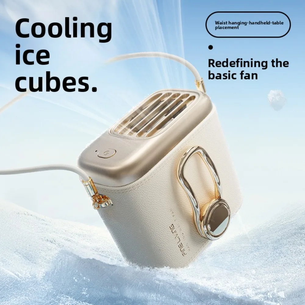 

New MINI Waist Fan Portable Clip Waist Cooling Artifact Outdoor Hanging, Handheld and Desktop Compact Exquisite Refreshing Cool