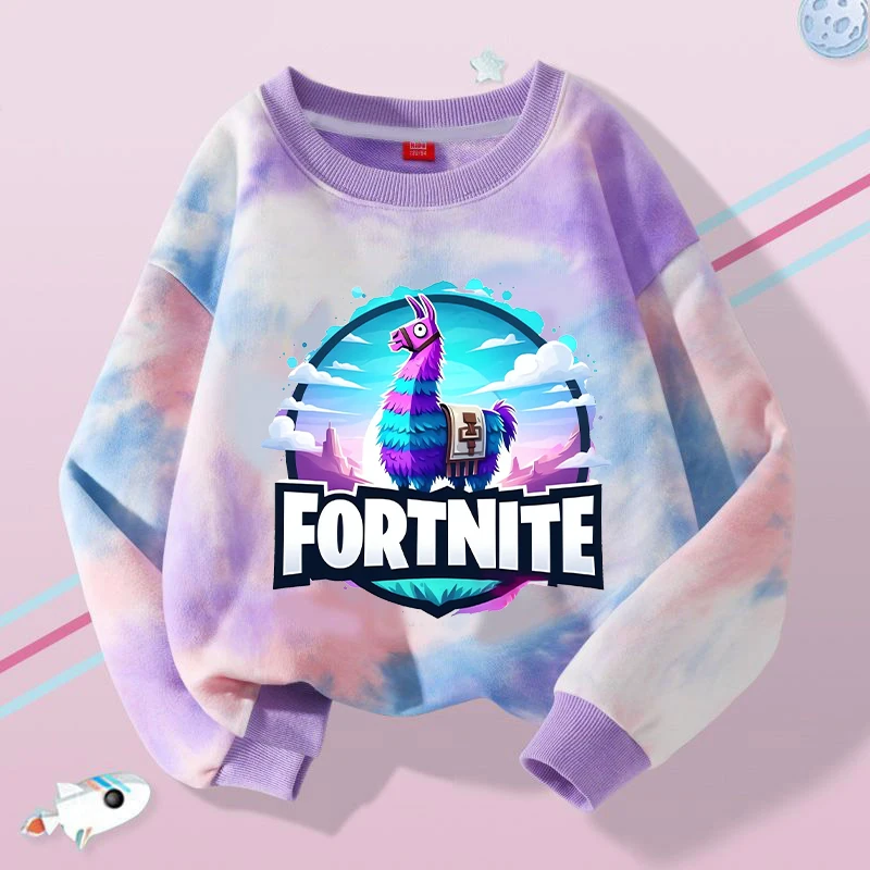 جديد Fortnite الأطفال بلوزات الكرتون لعبة شخصية مطبوعة هوديي الأولاد الخريف ملابس رياضية غير رسمية الشتاء الاطفال الملابس #5
