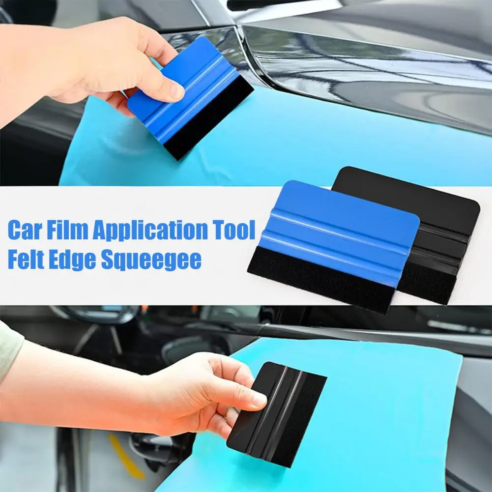 5Pcs Car Window Film Applicator Tool Professional Car Glass Tint Protective Film Felt Edge Squeegee Vinyl Wrap Scraper Installat