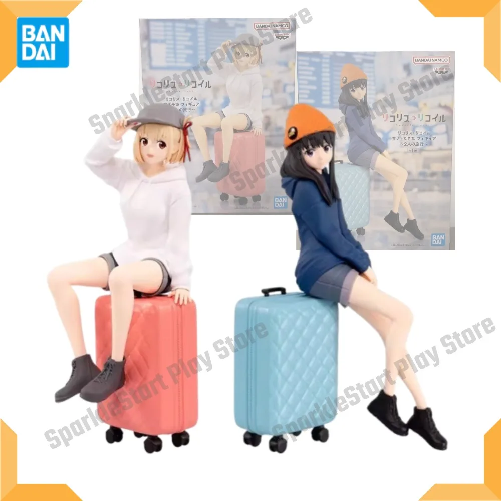 

В наличии: Оригинальные фигурки Bandai Banpresto Lycoris Recoil - Нисикиги Чисато, Иноуэ Такина, серия «Путешествие двоих», 17 см.