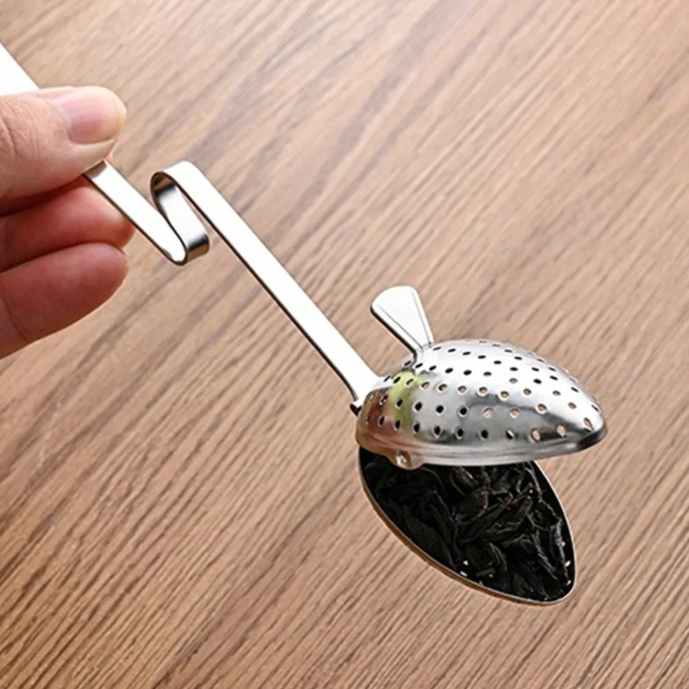 Stainless Steel Tea Infuser Strainer Fine Mesh Spoon Shape Tea Strainer Mesh Strainer Reusable Tea Infuser Sieve