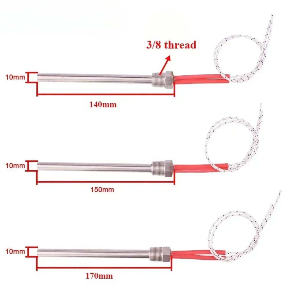 Pellet Stove Part 220V Igniter Easy Installation Explosion-proof Fast Heating Heating Tube Compatible High Insulation