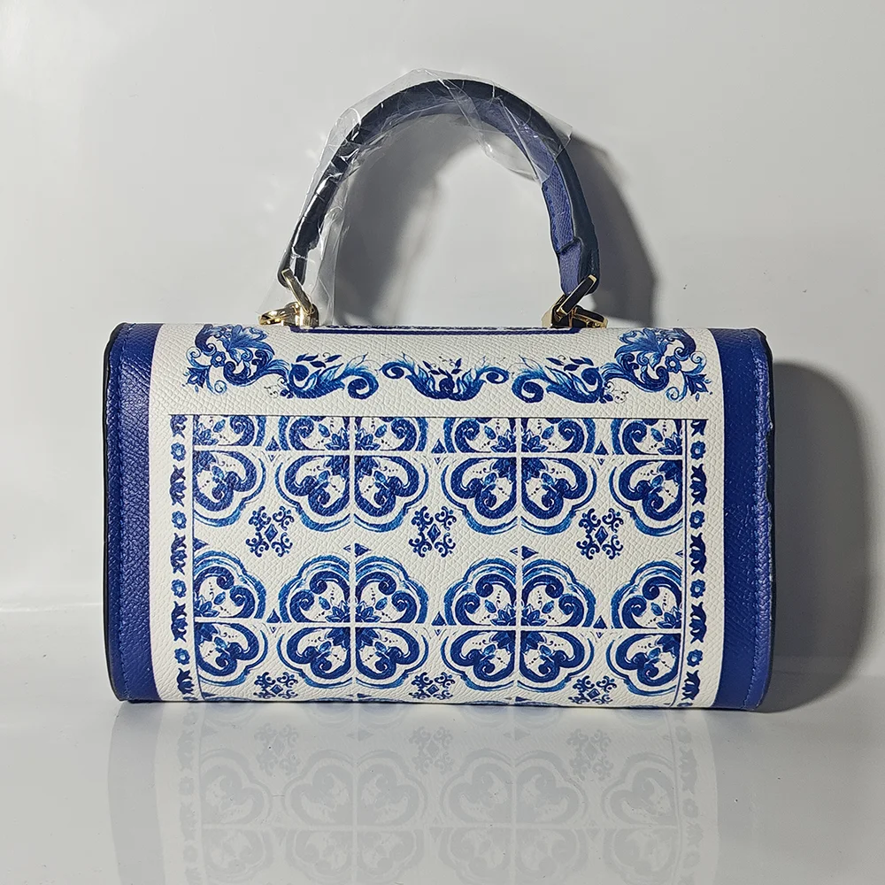 Handtas Vierkante Tas Blauw Blauw En Wit Porselein Wilde Tas Handtas Mini Tas Portemonnee Telepon Vrouwen Handtassen Mini Tas