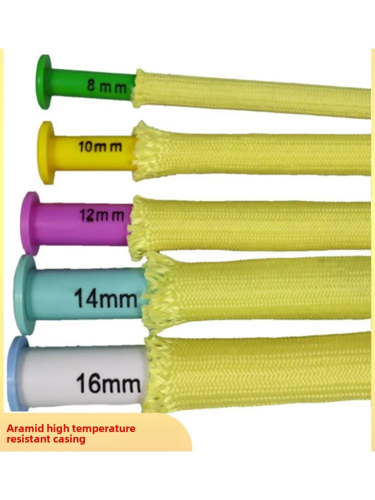 

Высокотемпературная изоляция из арамидного волокна, плетеный сетчатый корпус, защитный шланг для кабеля, теплоизоляционный огнестойкий корпус