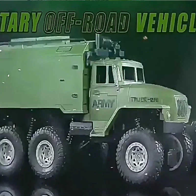 Usb Rechargeable Simulation Military Toy Four-Way Remote Truck With Full Shock Absorption And Led Lights For Sandpit Play