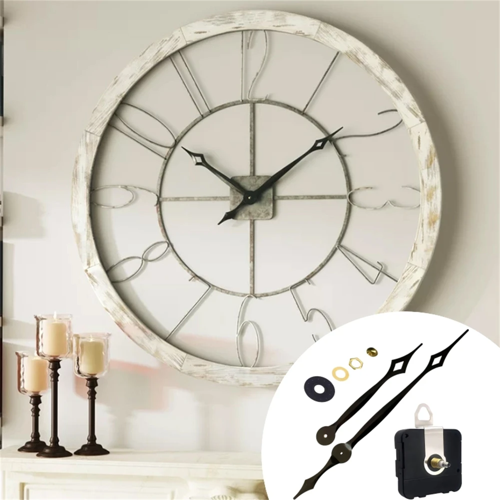 For Home Decor Clock Parts Kit Quartz Clock Mechanism 15mm Thread High Torque Clock Mechanism Decorative Mirror