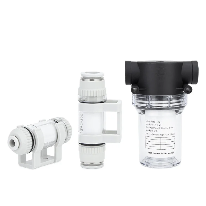 ZFC100/200-04B/06B/08B/10 Mini 050 Negative Pressure Pipeline Vacuum Filter Pneumatic Air Filtration Component