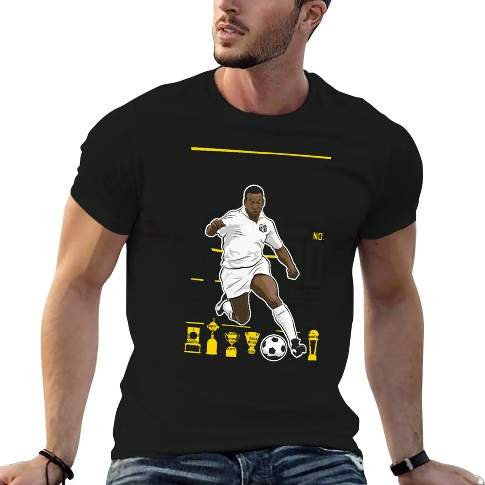 

Pelé - Santos FC T-Shirt printed t shirts for man essential t shirt T-Shirt