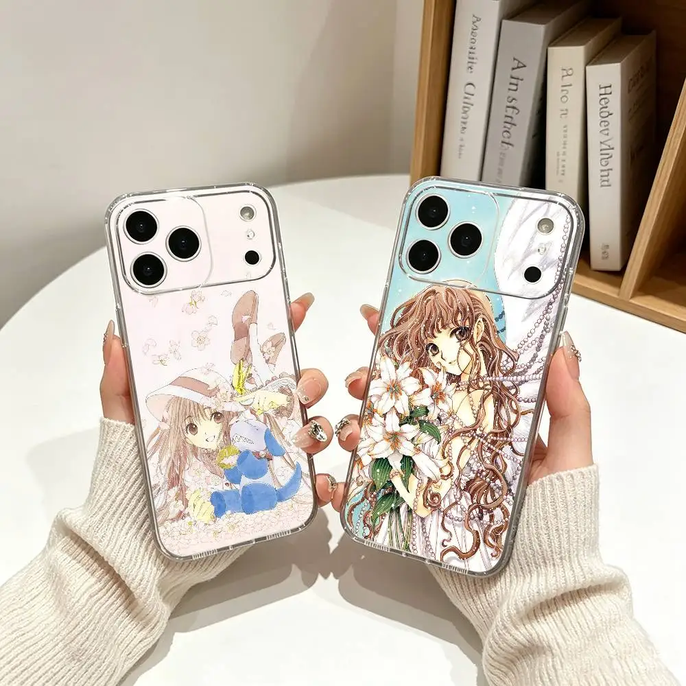 Funda de Silicona Suave Transparente con Diseño de Anime X-X1999 K-Kotori Monou para iPhone 17, 16, 15, 14, 13, 12, 11, Pro Max, Plus
