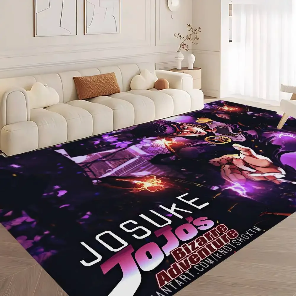 JoJo Bizarre Adventure Floor Mat INS Style Soft Bedroom Floor House Laundry Room Mat Anti-skid Household Carpets