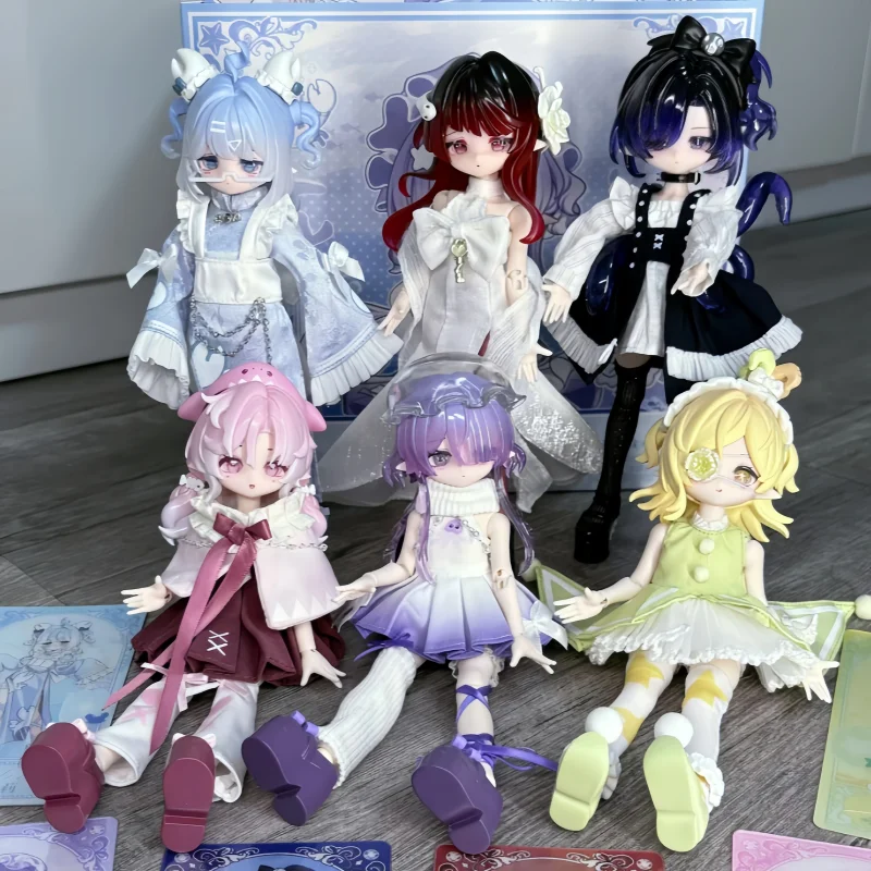 2025 جديد Come4free Minty 1/8 Bjd Mi Tian المحيط الأحجار الكريمة سلسلة صندوق أعمى مفصلية عمل نموذج لجسم لعبة تحصيل هدية
