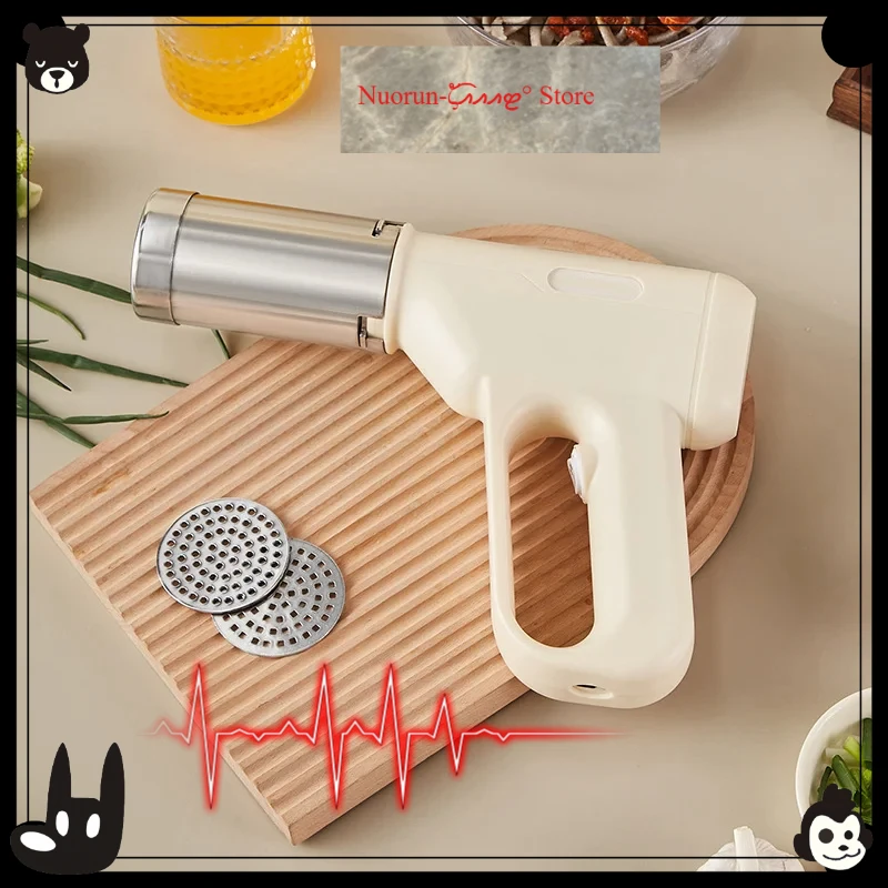 Electric Noodle Maker Machine Handheld Automatic Pasta Press Extruder Dough Roller Home