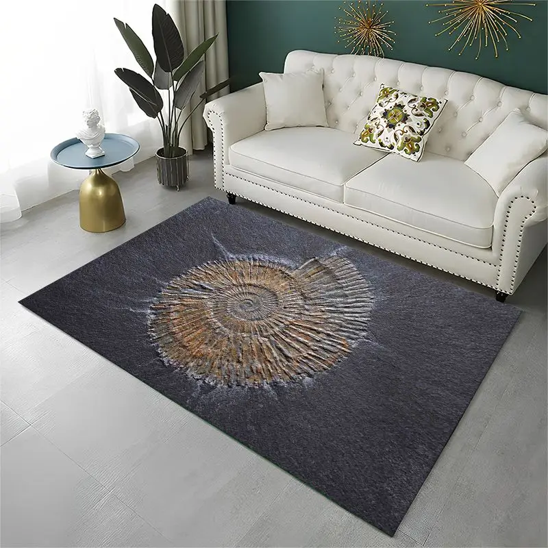 Ancient Dinosaur Fossils Large Area Rug Non-slip Durable Carpet for Bedroom Living Room Sofa Doormat Home Decor Floor Mat Gift
