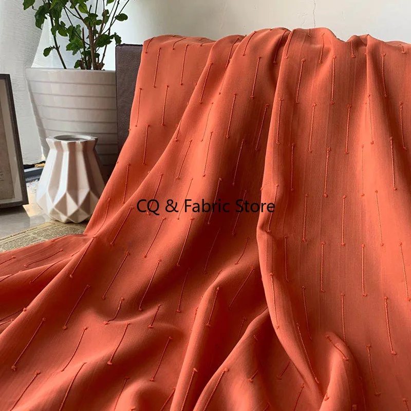 

Полиэфирная шифоновая жаккардовая ткань с цветочным узором, неэластичная тканая ткань, солнцезащитная ветровка «сделай сам», ткань