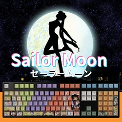 108 keys Sailor Moon Game animation keycaps cool design Mechanical keyboard cap
