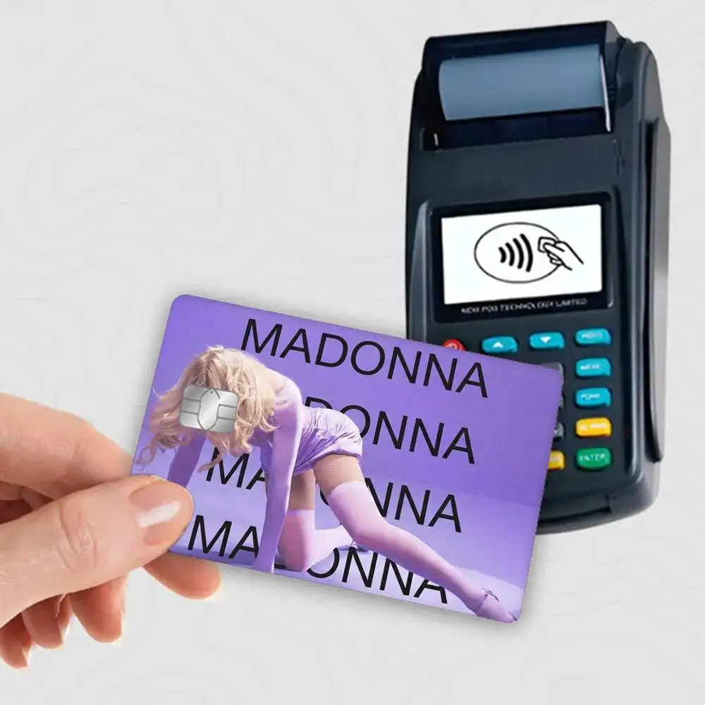 Madonna Confessions I Feel So Free Waterproof Film Skin Cover Credit Card Stickers Debit Front Bank Bus Pass