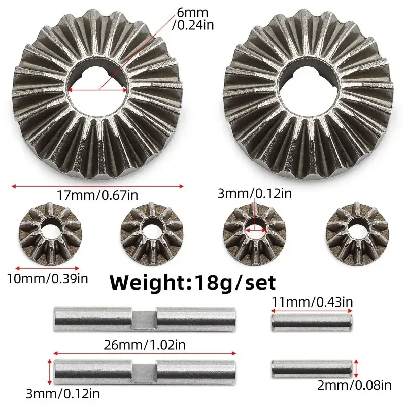 ARRMA 1/8 KRATON V5 1/7 BIGROCK MOJAVE EXB Universal-Differentialgetriebe für Vorne und Hinten