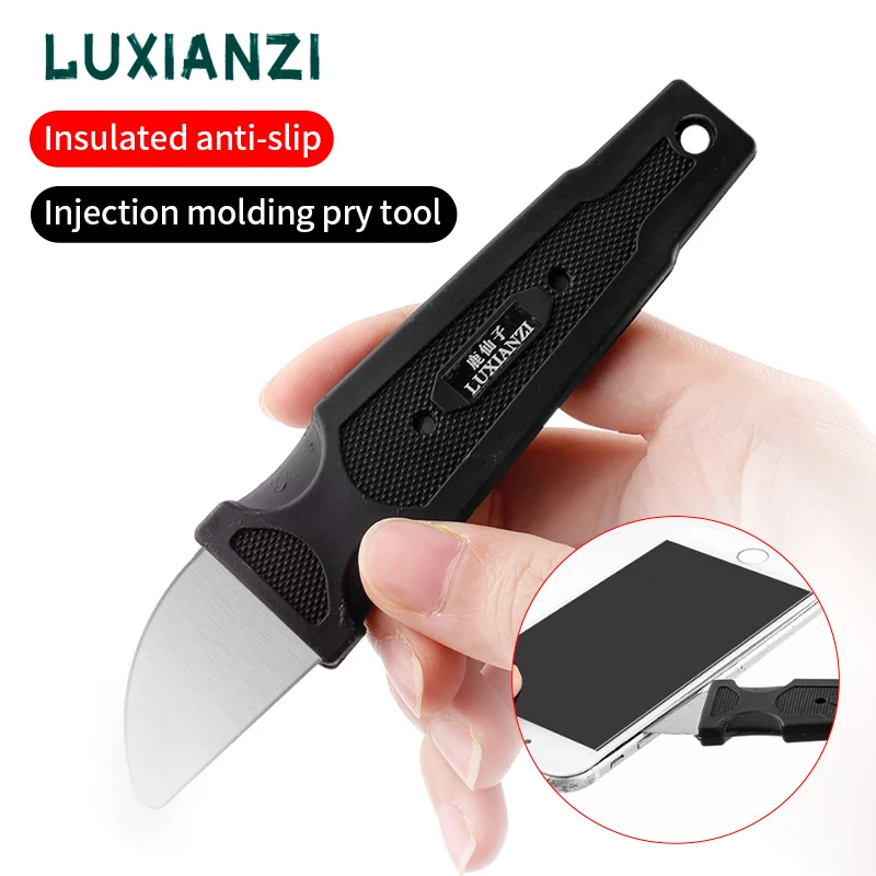 LUXIANZI Stainless Steel Plastic Pry Knife For Phone Laptop Watch Battery Screen Opening Tool Repair Hand Tools Accessories