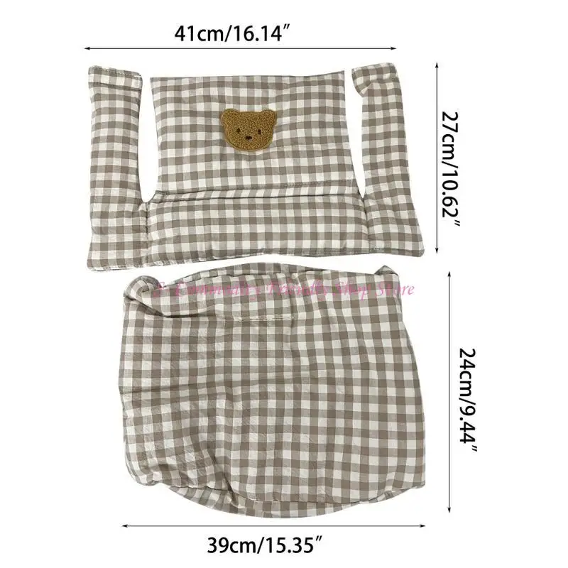 85AE وسادة كرسي مرتفع مطورة قابلة للغسل لدعم أجزاء تغذية الطفل-