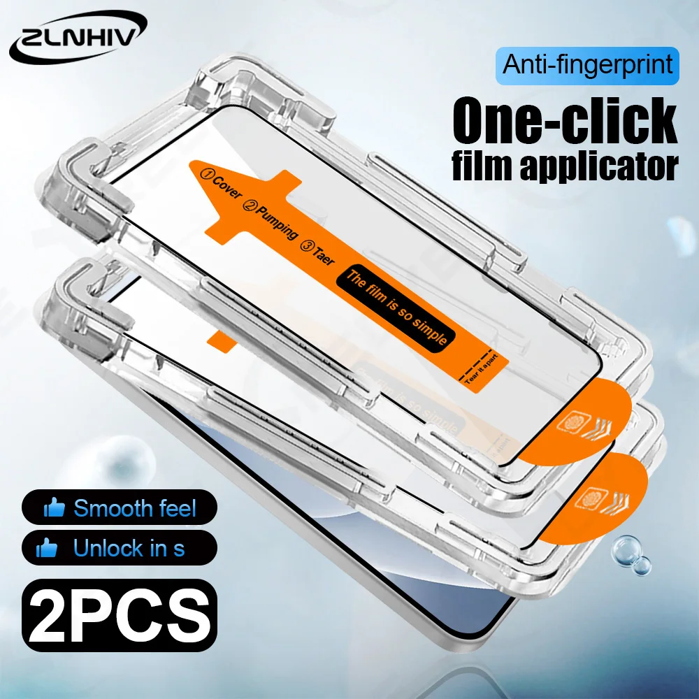

2Pcs Protective Film for Samsung S26 Plus Phone Screen Protector S25 Edge Tempered Glass S24 Ultra S23 Glass smartphone S22 S21