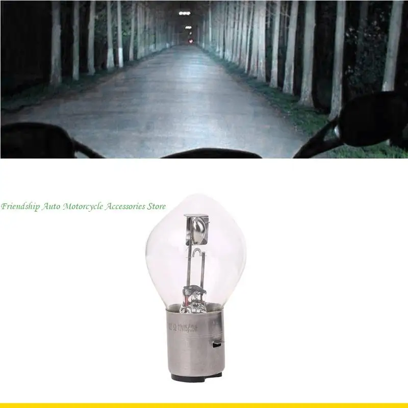 Szch BA20D B35 دراجة نارية ATV Scooter المصباح الأمامي لمبة Super مصباح أبيض #4