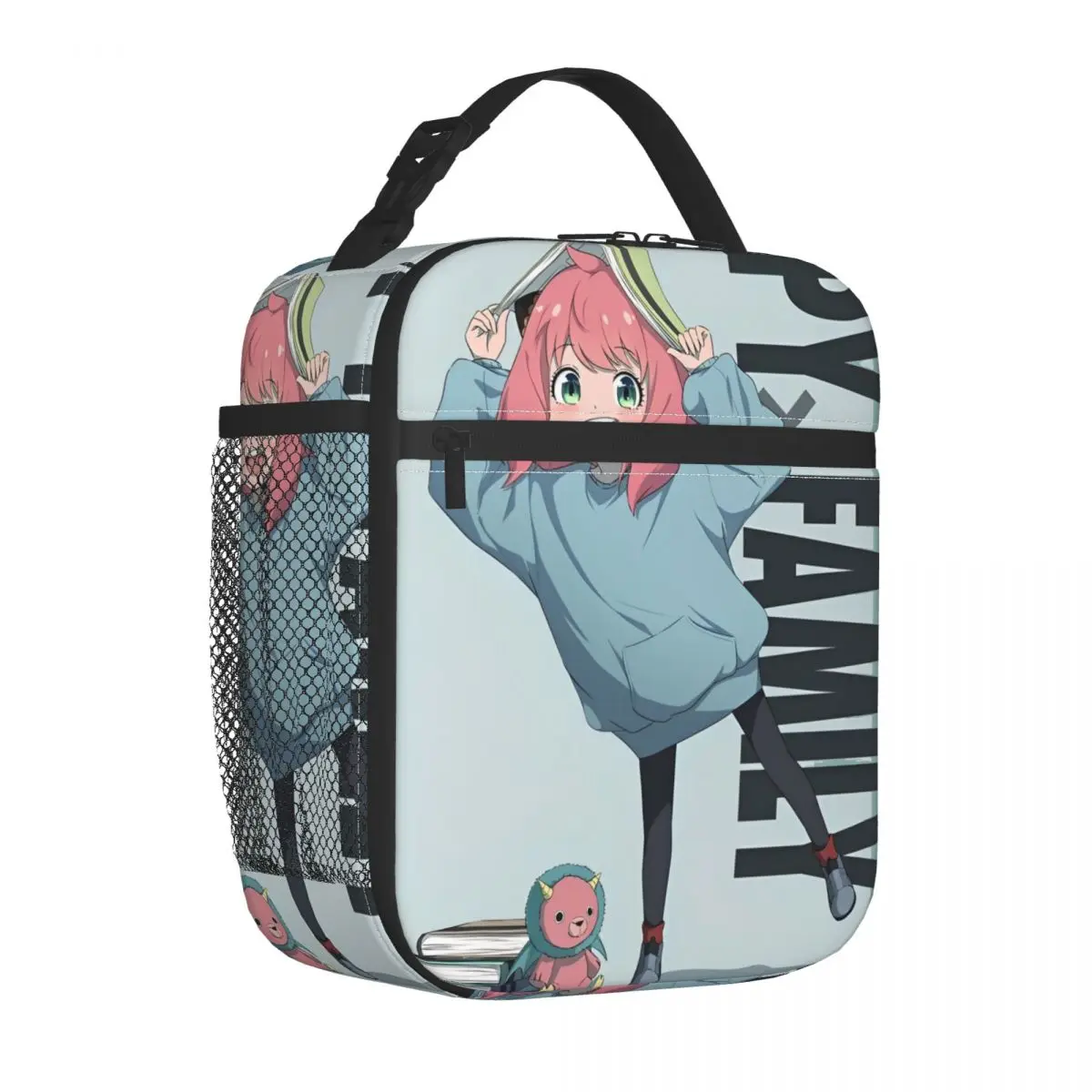 

Изолированные сумки для обеда Anya, герметичные шпионы X, семья, аниме, девушка, забавный контейнер для еды, сумка-холодильник, сумка-тоут, ланч-бокс, школьные мужские и женские