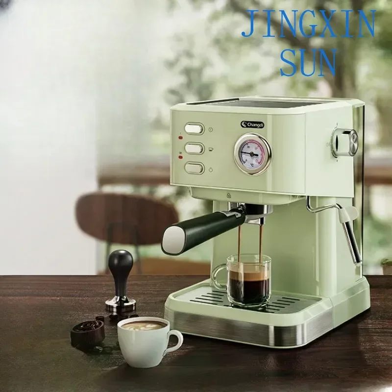 Home Espresso Machine for Beginners Semi-automatic Espresso Machine Small Extraction Coffee Machine Steam Milk Frother Latté