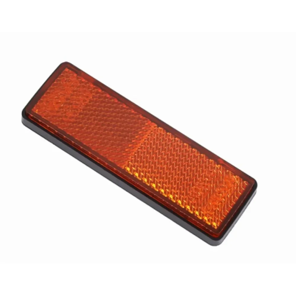 1pc/2pcs Self Adhesive Reflector Safety Mark Signal Strip Rear Position Reflective Bicycle Boat Caravan Fence Trailer Gate Post