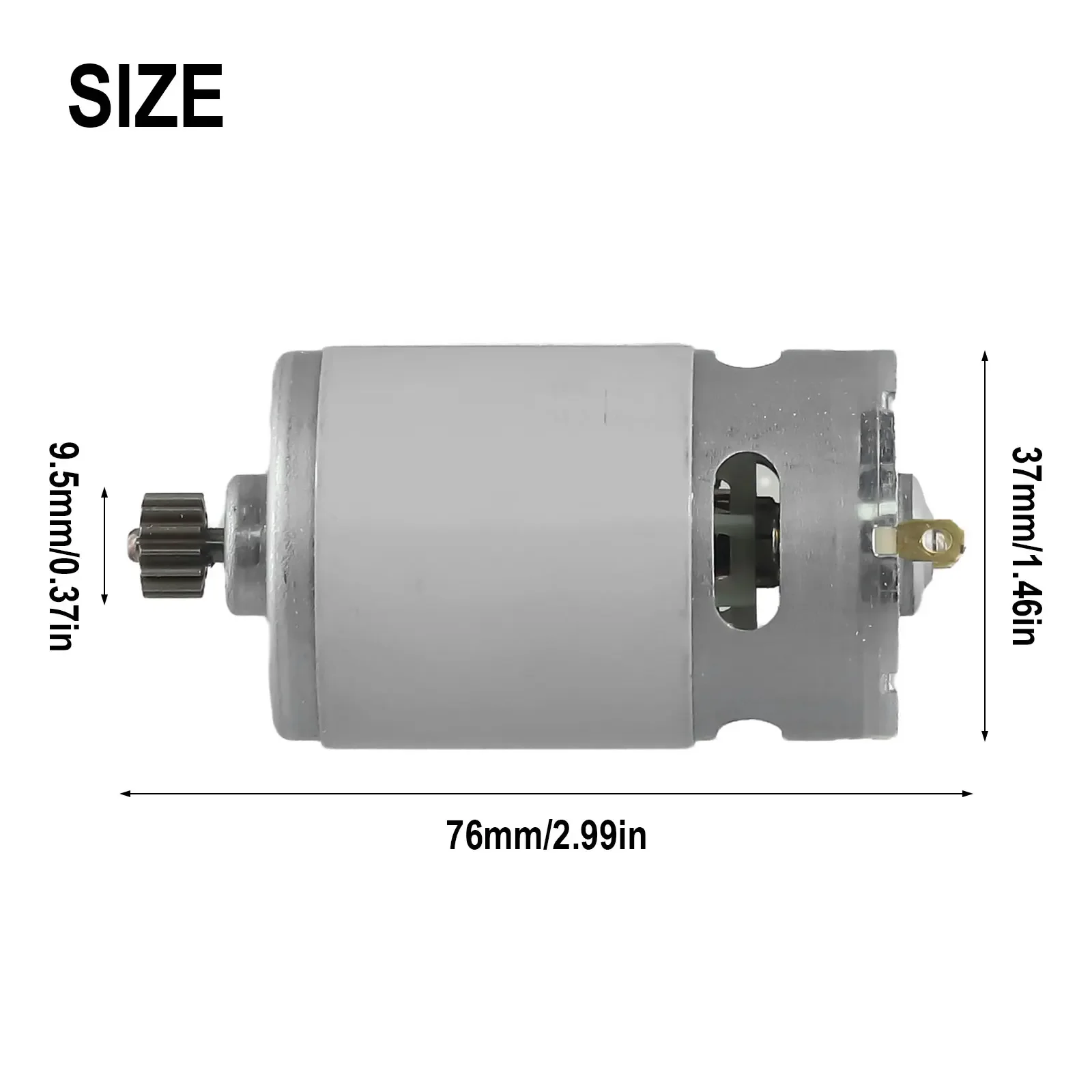 Electric Motor Metal Replacement GRS550VC Lithium Electric Drill 14 Teeth 21V Motor DCJZ10-10 Motor