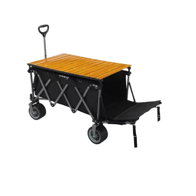 

Outdoor Garden Beach Trolley Folding Camping Cart Wagon Portable Shopping Tour Hand Luggage Cart Trolleys