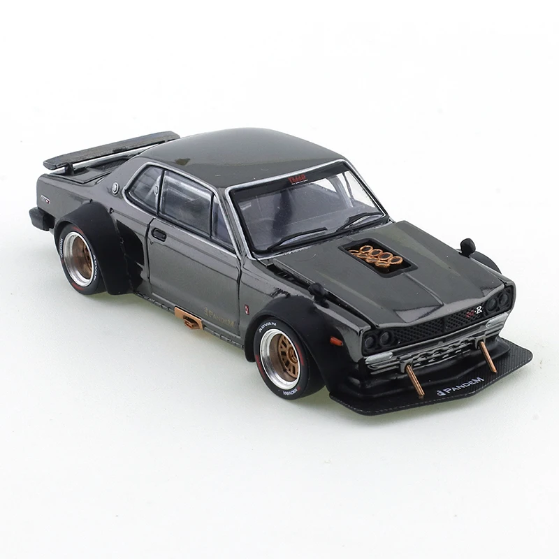 XCARTOYS 1:64 SKYLINE GT-R V8 DRIFT galvanizado negro colección de aleación fundida a presión modelo de coche decoración regalo