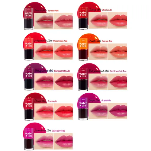 Imagen 2 del producto ETUDE Dear Darling tinte de agua, no pegajoso y transpirable, acabado transparente similar al acuarela, tinte de labios iluminador, K-Beauty, maquillaje coreano