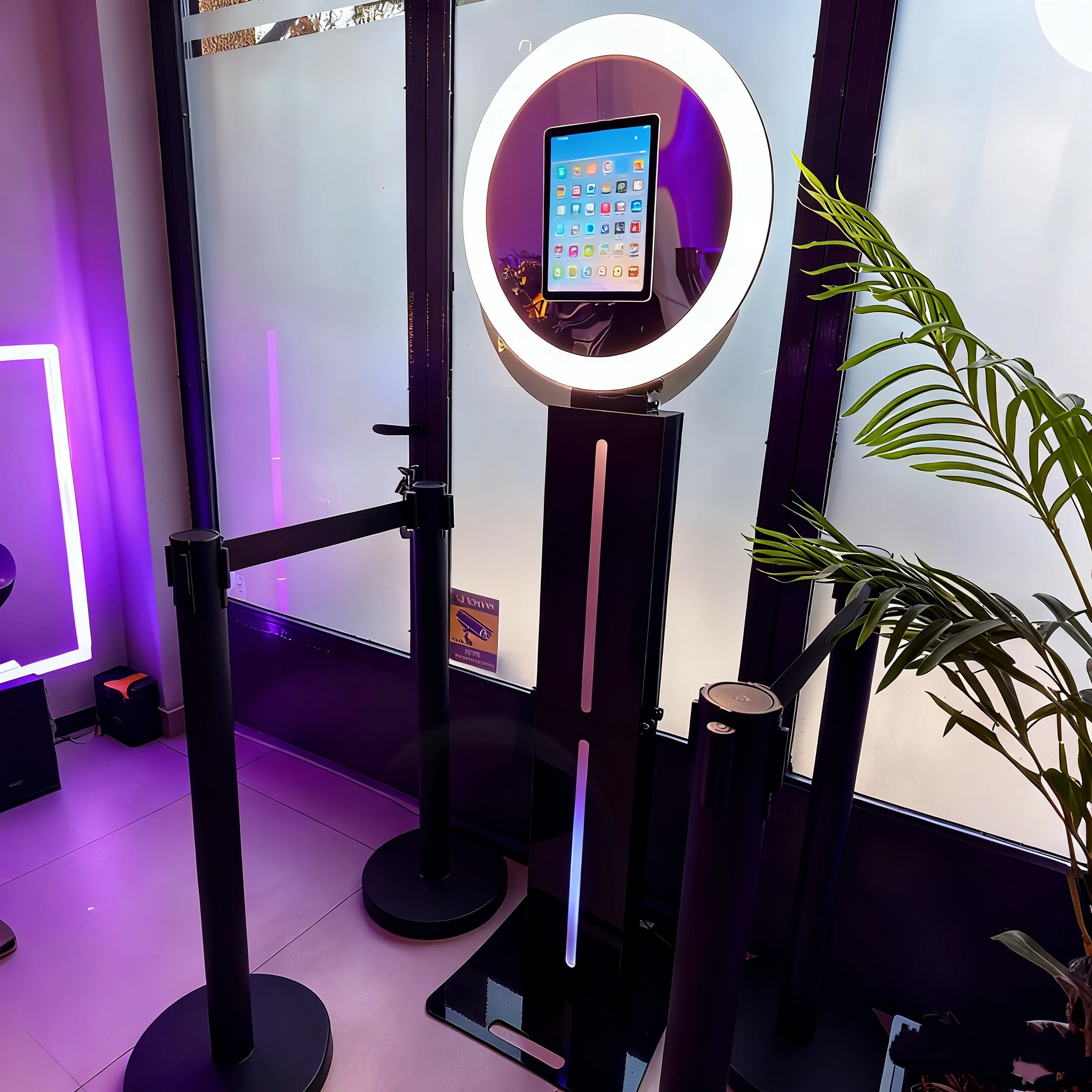 Cabina de fotos negra para iPad, 9,7 pulgadas, 10,5, 11 pulgadas, 12,9 pulgadas, 13 pulgadas, fotomatón para superficie Pro, cabina de fotos de 12,3 pulgadas