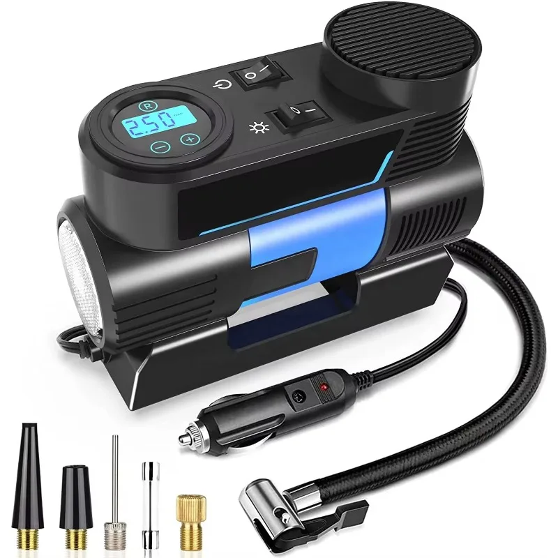 

Digital Tire Inflator DC 12 Volt Car Portable Air Compressor Pump 150 PSI Car Air Compressor for Auto Car Motorcycles Bicycles