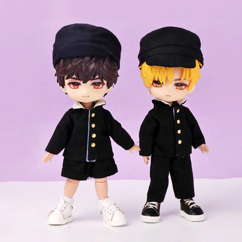 ob11 baby clothes Japanese school uniform three point set 1/12 body BJD doll clothes doll accessories