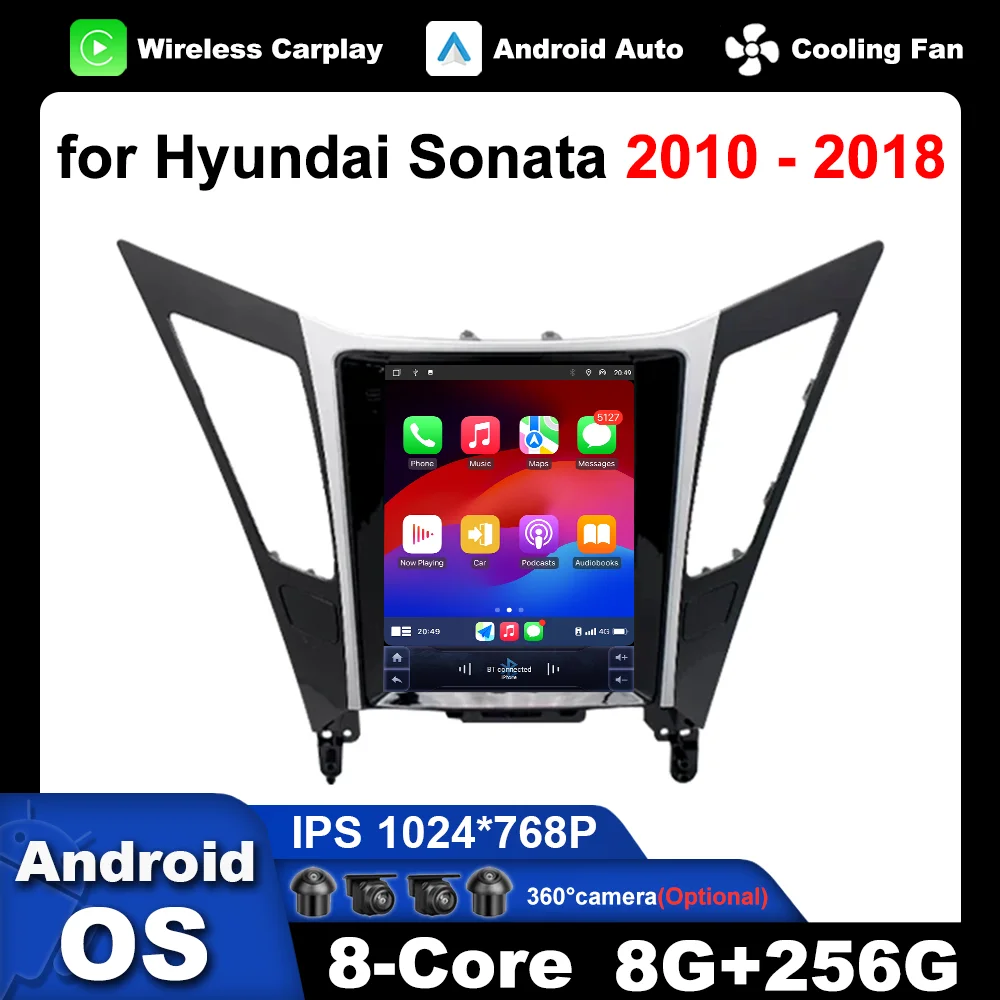 

Bluetooth Car Radio For Hyundai Sonata 2010 - 2018 9.7 '' GPS Navi Multimedia HD Audio Player Android Intelligent System 4G+WiFi