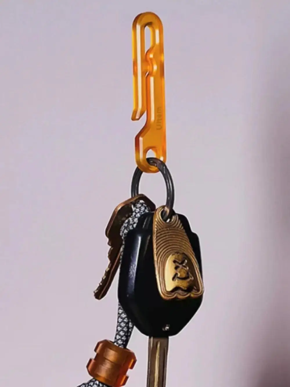 

1 шт. Ultem PEI импортная смола с ЧПУ против потери простой брелок пряжка с крючком для ремня