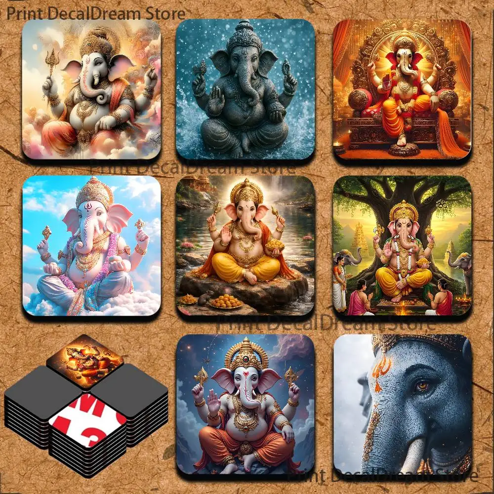 

Ganesh Elephant God Cute Cartoon Anime Refrigerator Magnets Soft Magnetic Heat Transfer Refrigerator Magnets Gift