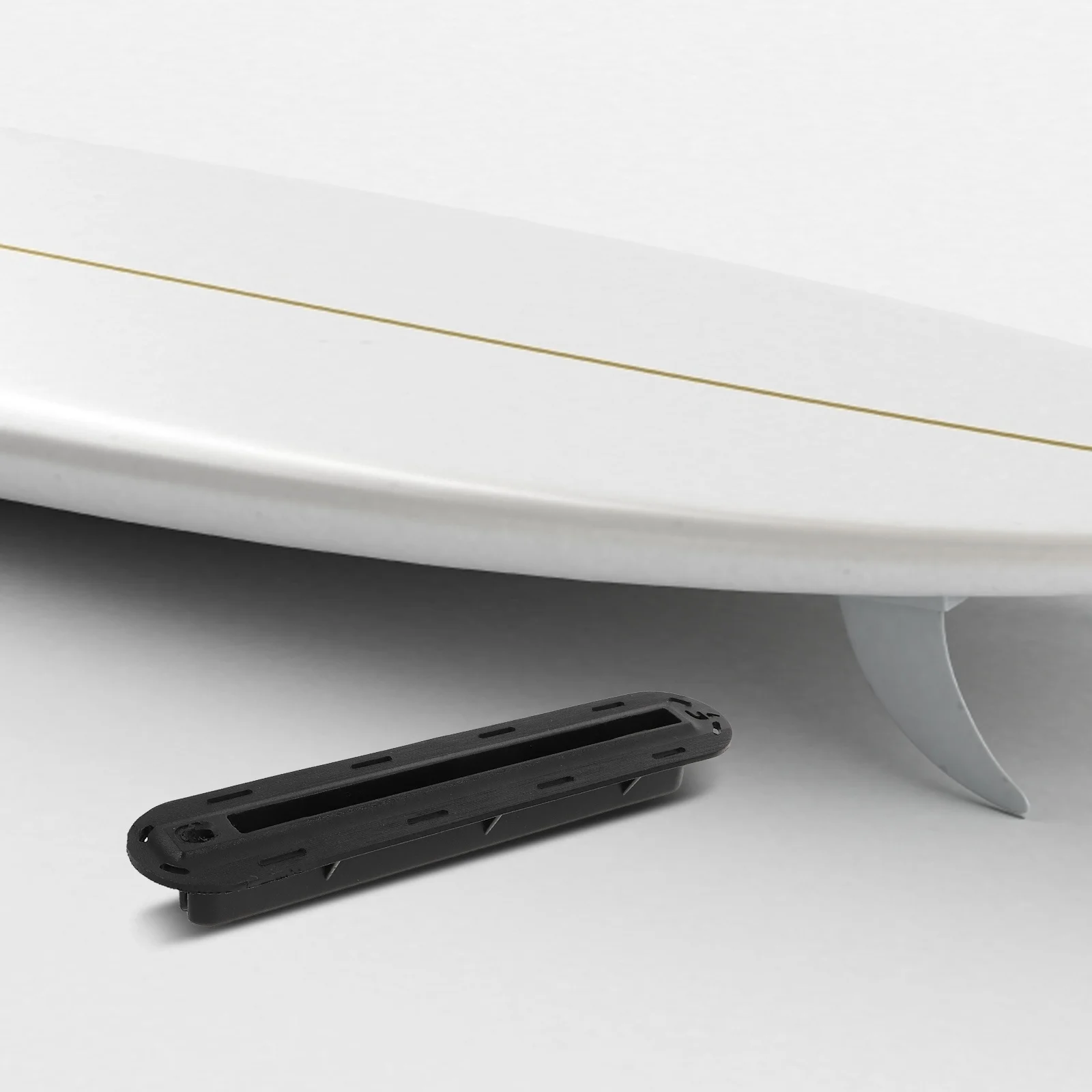 

1 Set Surfboard Box With Hole Universal Tail Fin Slot For Enhanced Control Durable Pvc Center Fin Box Replacement Lightweight