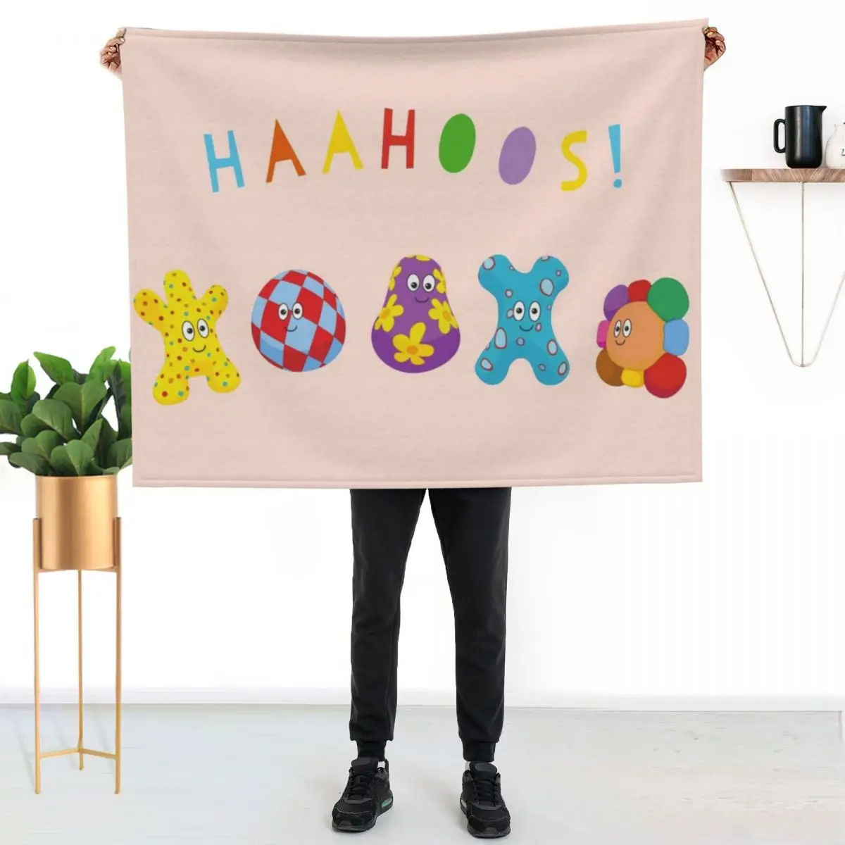 The Haahoos In the night garden Throw Blanket Soft Softest christmas gifts Hairys Beautifuls cosplay anime Blankets