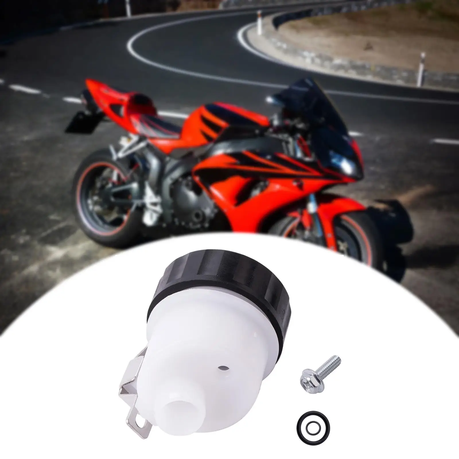 

Clutch Master Cylinder Oil Reservoir 5.1x4.2cm Spare Parts Fluid Bottle for CBR1000rr 2004-2007 Professional Lightweight