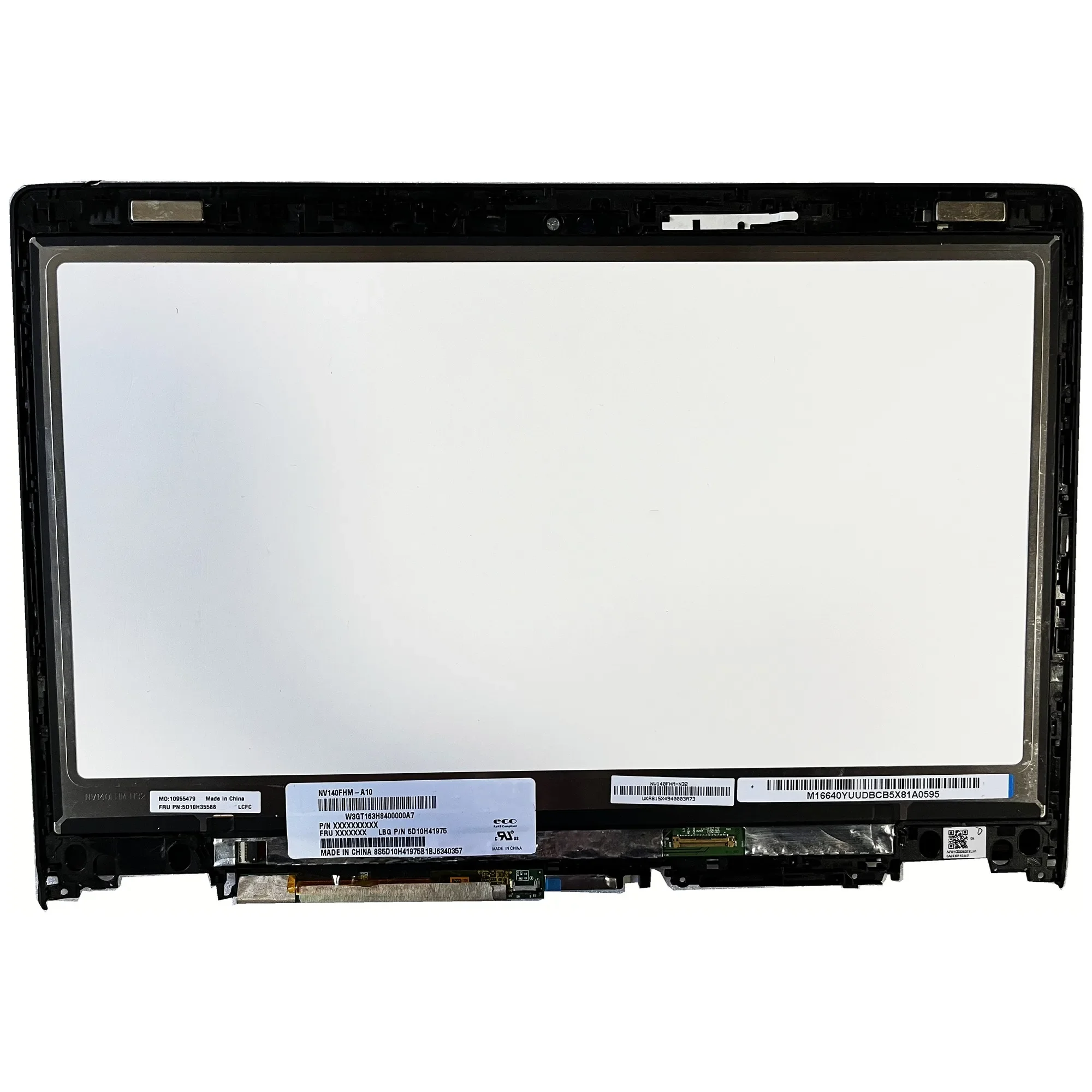 NV140FHM-A10 NV140FHM-N32  1920×1080 14  Touch Digitizer Assembly For Lenovo Yoga 3 14 3-1470 80KQ LCD Screen