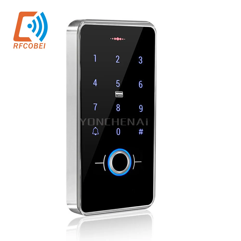 Wholesale  IC M1 Access Control Keypad IP65 Waterproof Biometric Fingerprint Touch Screen Access Controller