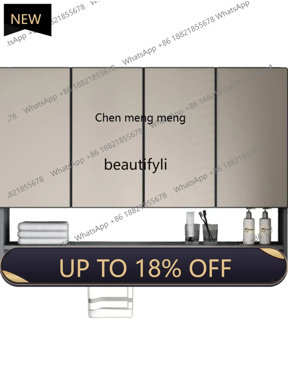 

P178 Balcony Locker 18mm Honeycomb Large Board Wall Cupboard Wall-Mounted Storage Combo Closet