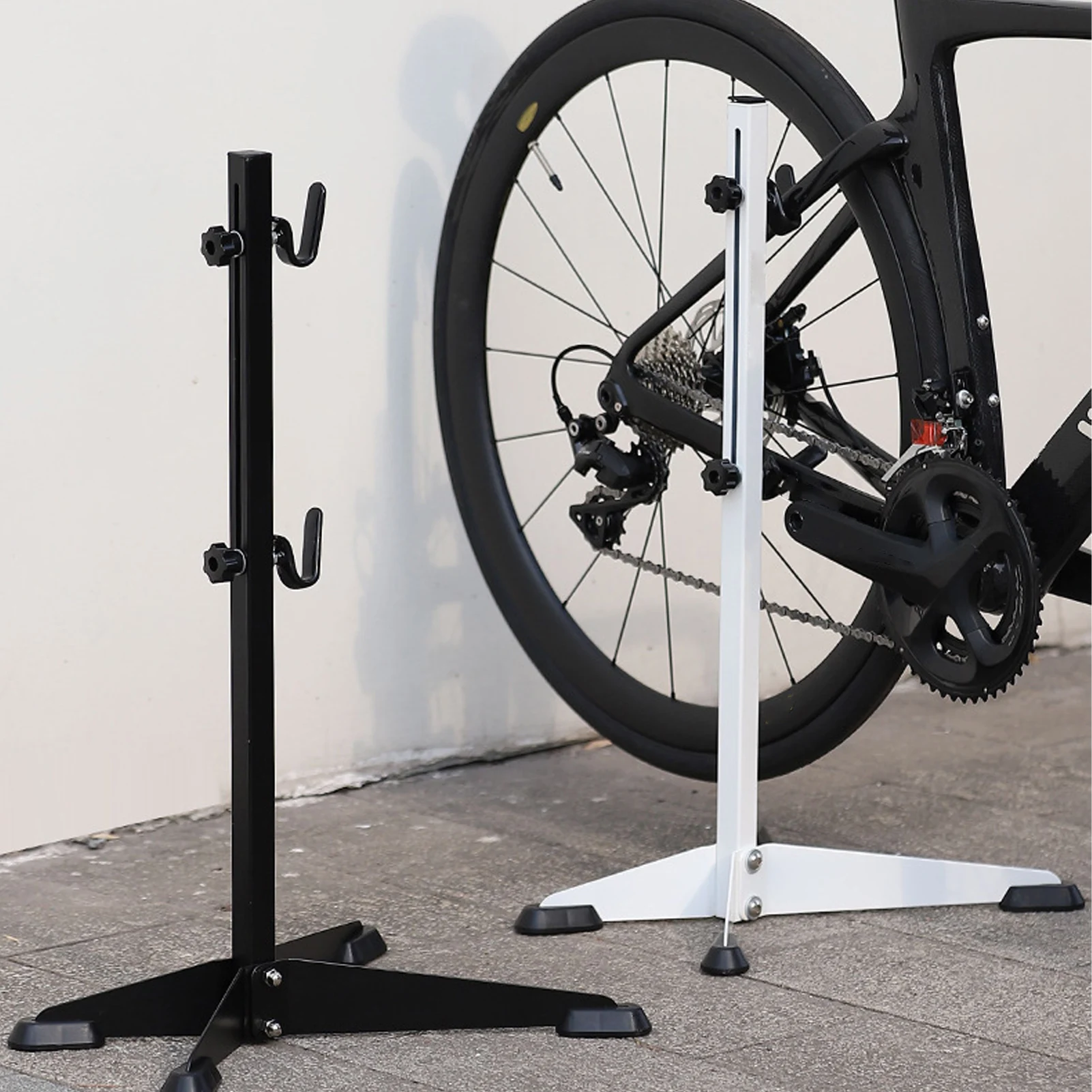 Bike Repair Stand Portable Bicycle Floor Parking Rack Mountain Road Bike Indoor Garage Storage Rack Holder Maintenance Holder