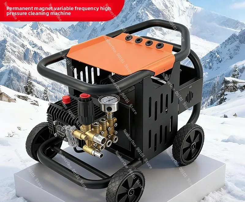 Permanent magnet variable frequency high-voltage cleaning machine, wide voltage 180-220V