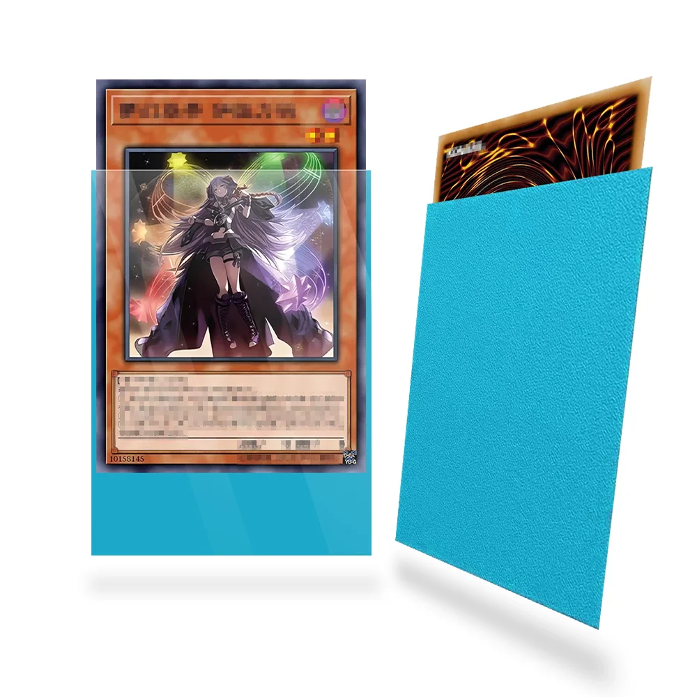 100 Stück 62x89mm Mattierte Weiche Kartenhüllen Top Loader Weiche TCG-Schutzhüllen für YGO Japanische Sammelkarten – Detail 9