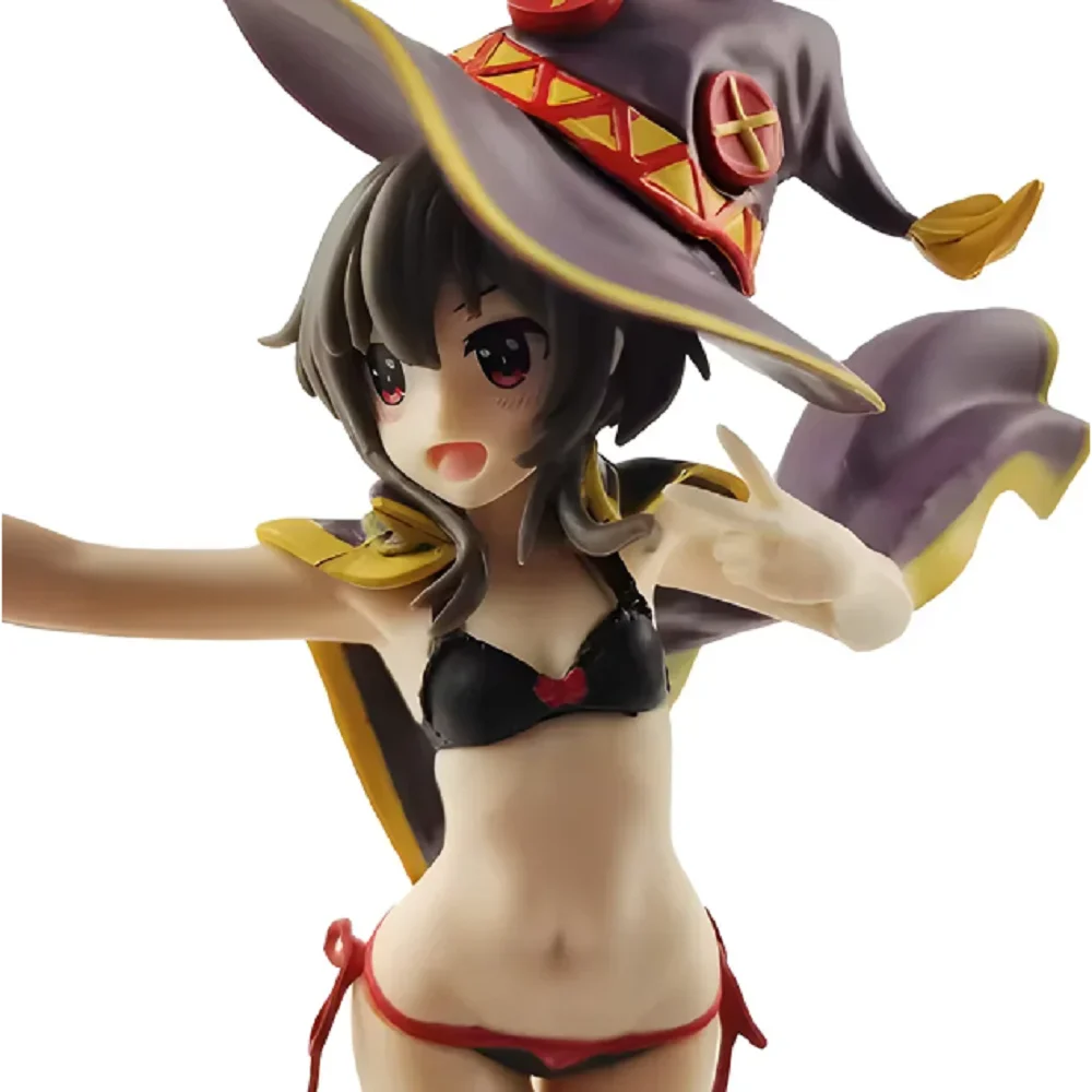 Neue Anime-Figur „Gottes Segen für diese wunderbare Welt“: Megumin im süßen Badeanzug – Actionfigur aus PVC, Modellpuppe, Spielzeug