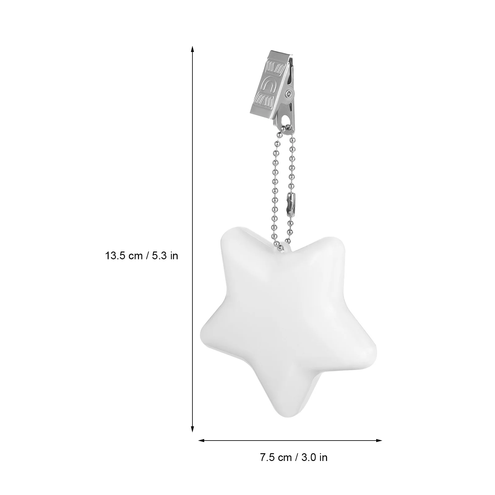 Luce notturna a LED con borsa a clip Sensore automatico Lampada a LED Piccola borsa Regali per le donne Clip per borse a forma di stella Pendenti per borse