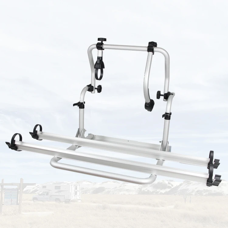 High Quality Aluminum Alloy RV Rear Rack Most Popular High Quality Caravan Bicycle Rack Motorhome Bike Rack CB50-V Factory